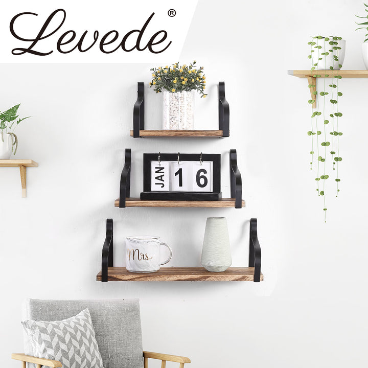 Floating Shelf with Brackets.