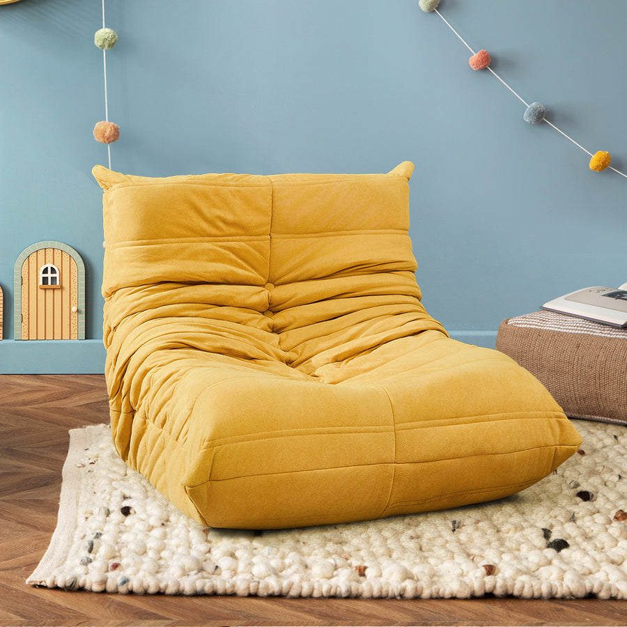 Levede Kids Floor Chair Foam Sofa Replica Single Lazy Recliner Children Couch.