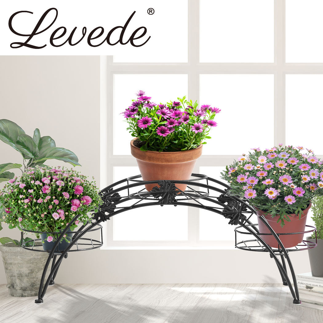 2X Plant Stand Outdoor Indoor Metal.