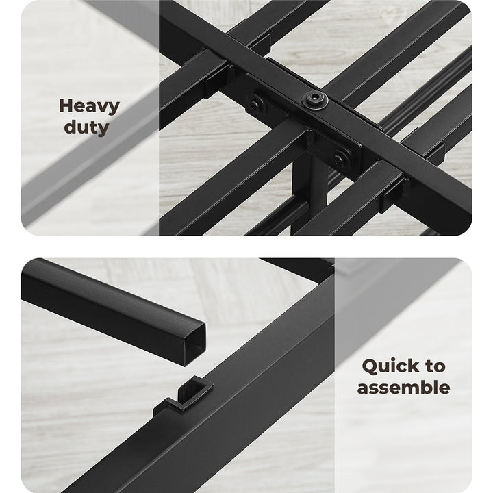 Queen Metal Bed Frame 40cm Platform Base.