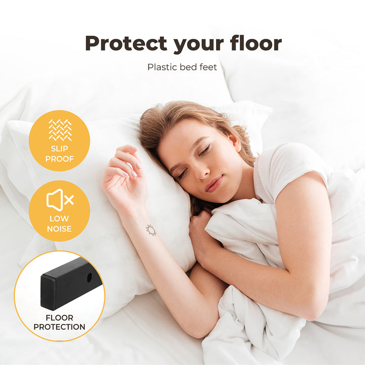 Metal Bed Frame 40cm Platform Base.