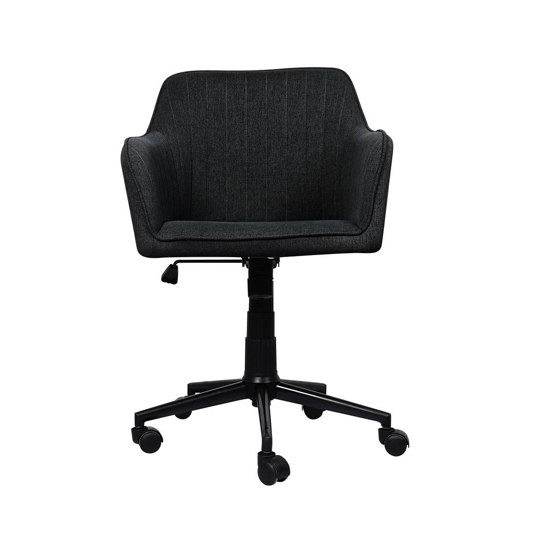 Levede Office Chair Fabric Computer Black.