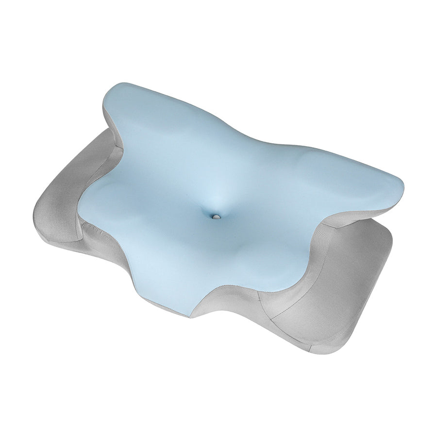 Contour Memory Foam Pillow Cervical Neck Shoulder Pain Relief Blue.