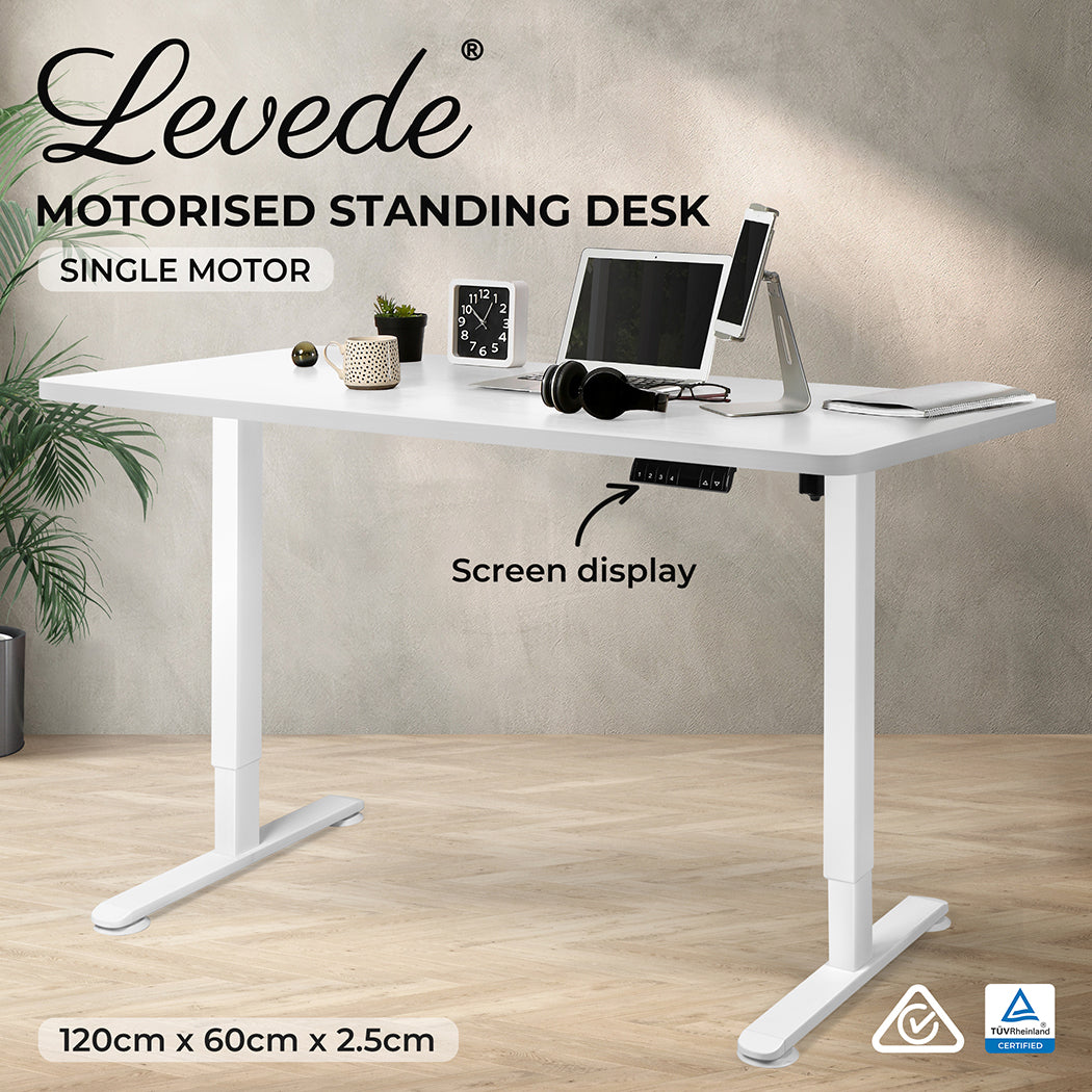 Motorised Standing Desk Height 120cm 800x 1.5MM