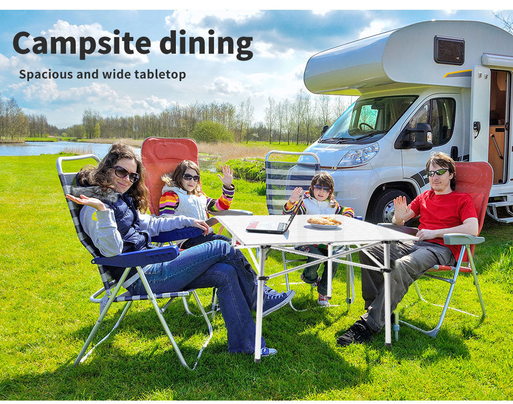Roll Up Camping Table Folding.