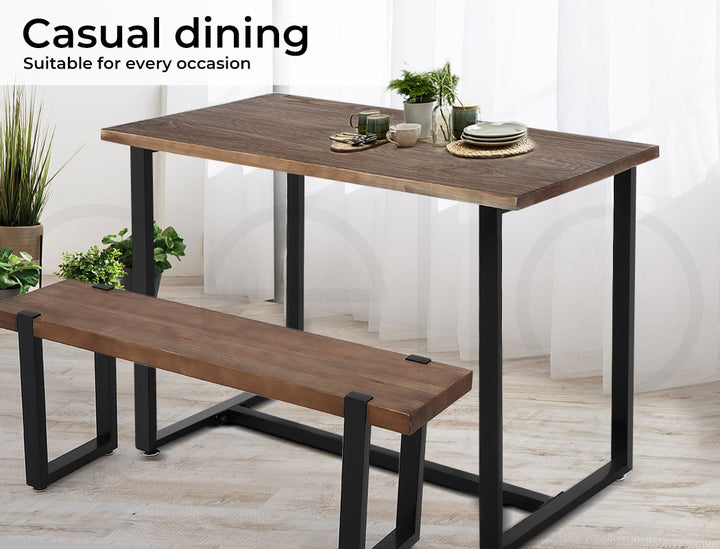 Dining Table Industrial Wooden.