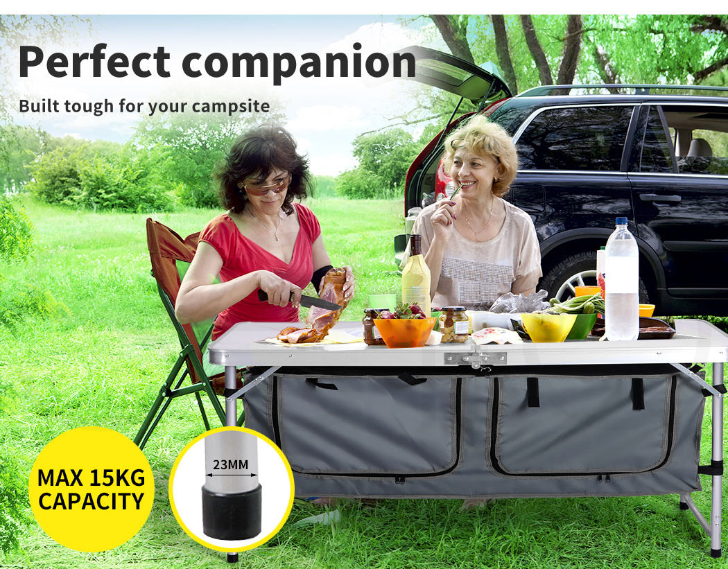 Folding Camping Table Aluminium.