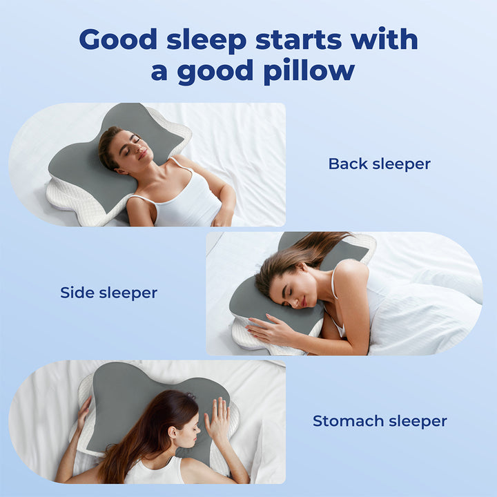Memory Foam Cervical Support Pillow.