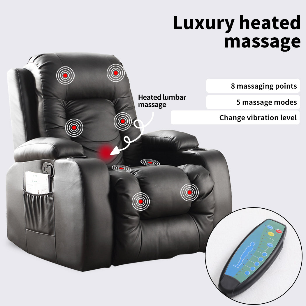 Massage Sofa Chair Recliner 360.
