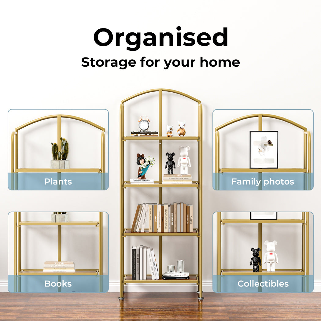 Display Shelf Bookshelf Foldable.