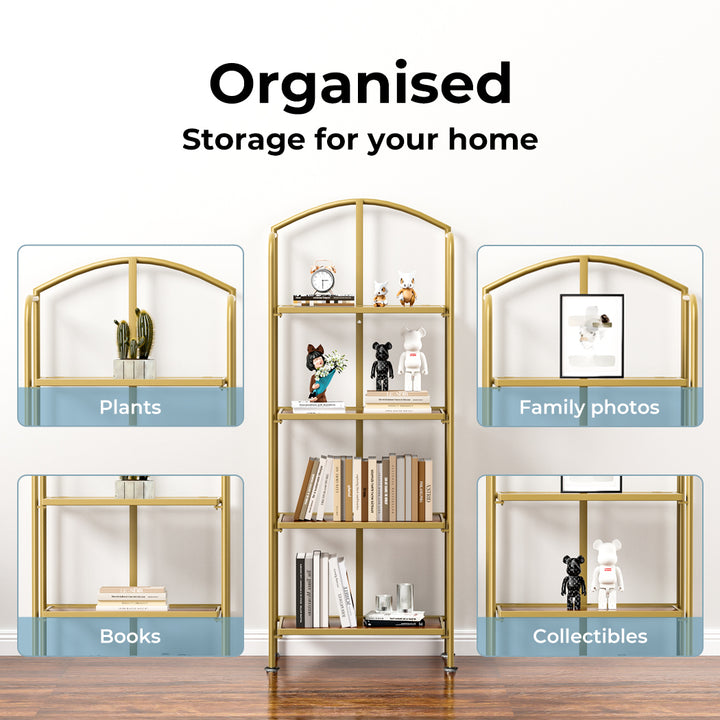 Display Shelf Bookshelf Foldable.
