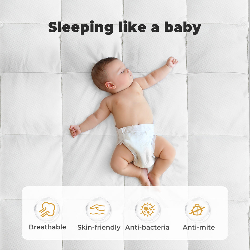 Pillowtop Mattress Topper - 5cm Thickness for Ultimate Comfort.