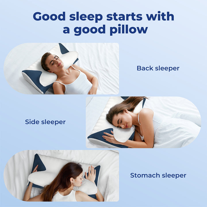Memory Foam Cervical Support Pillow.