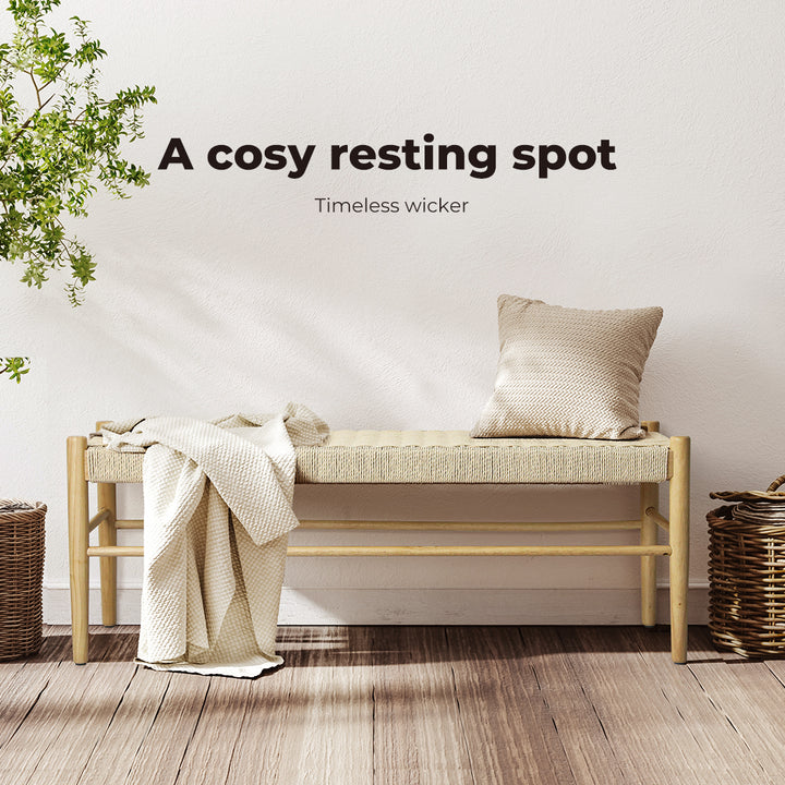 Kraft Rope Bench Seat.