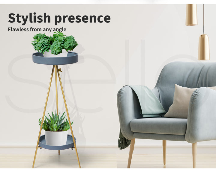 Plant Stand 2 Tiers Outdoor Indoor Large