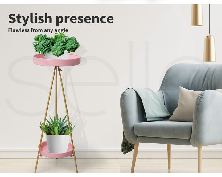 Plant Stand 2 Tiers Outdoor Indoor Large