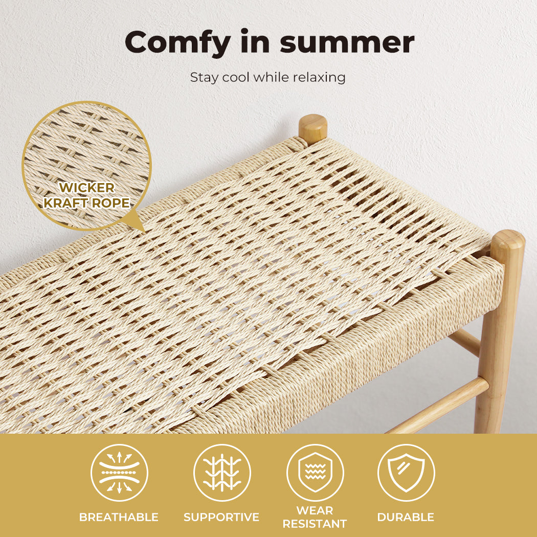 Kraft Rope Bench Seat.