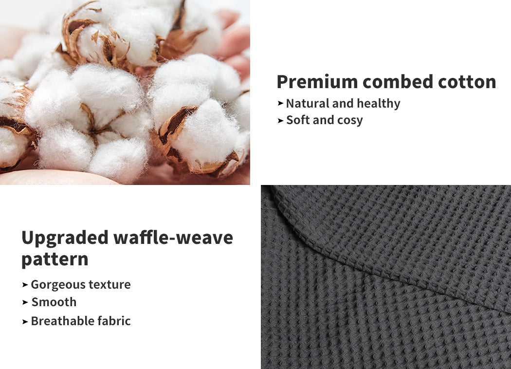 Throw Blanket Cotton Waffle Blankets.