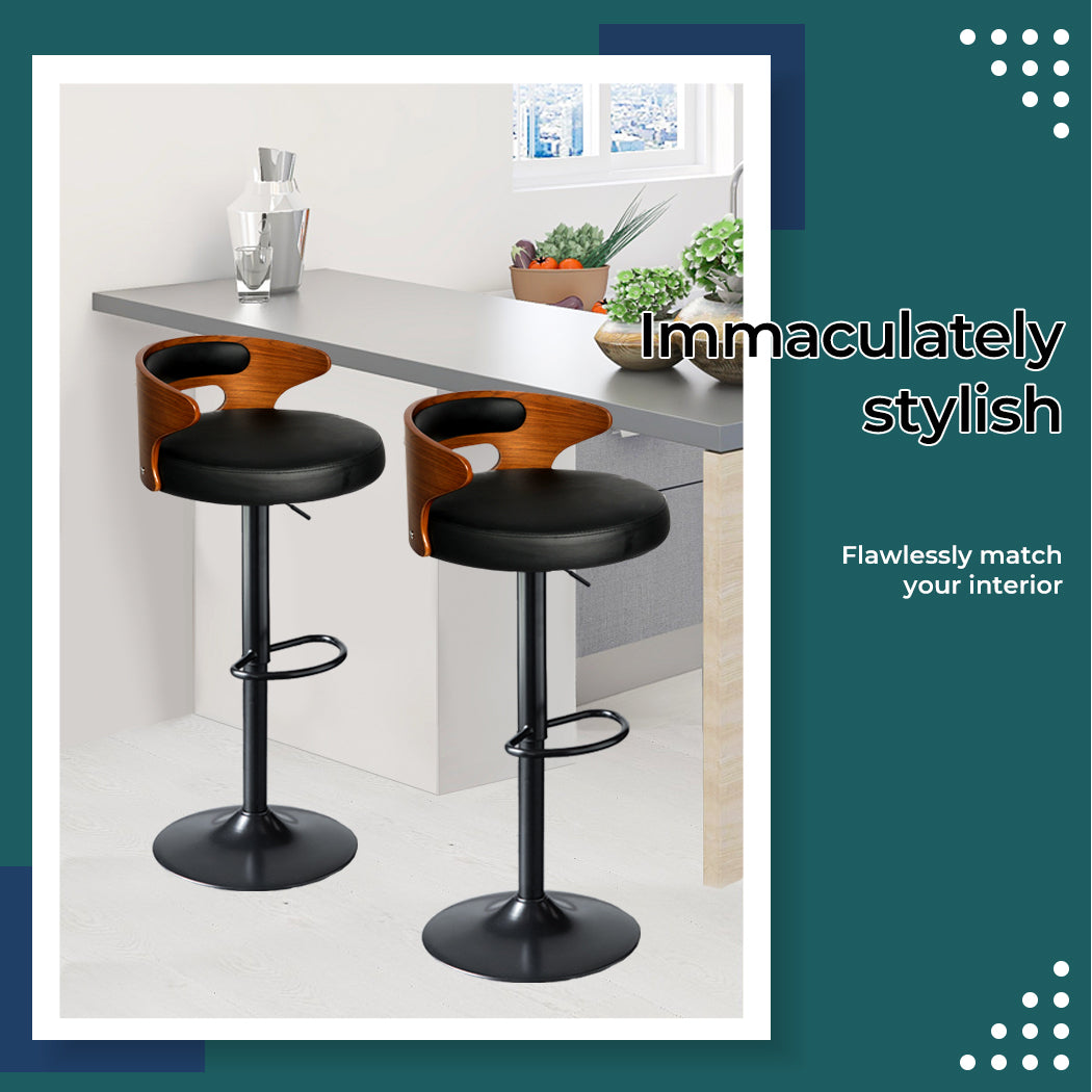 1x Kitchen Bar Stools Gas Lift - 4 Colour Available