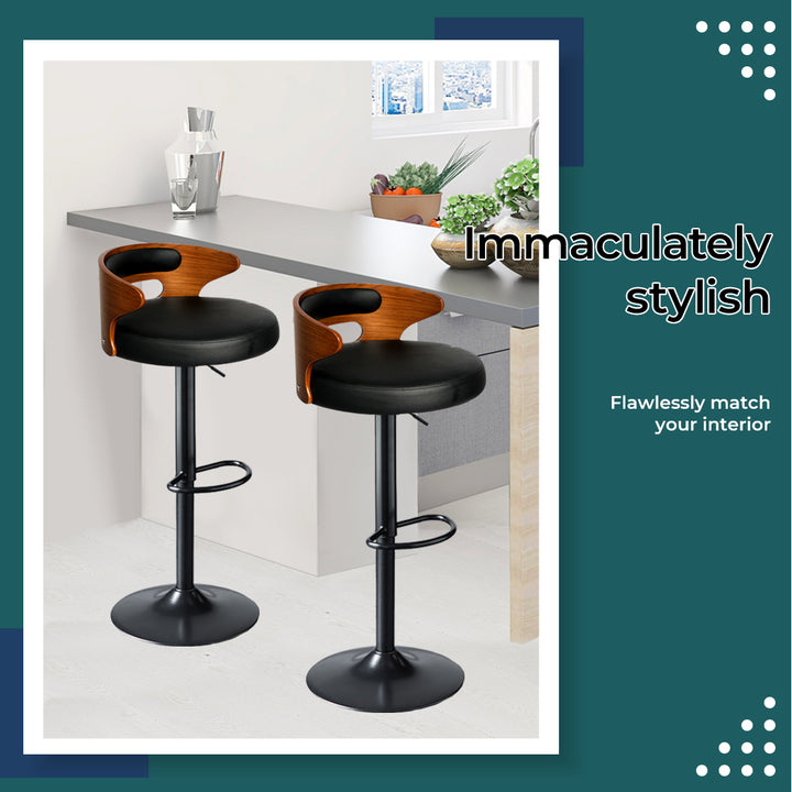 1x Kitchen Bar Stools Gas Lift - 4 Colour Available