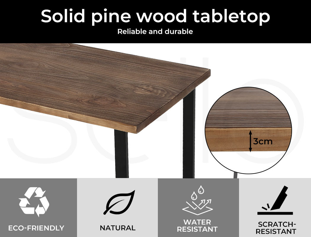 Dining Table Industrial Wooden.