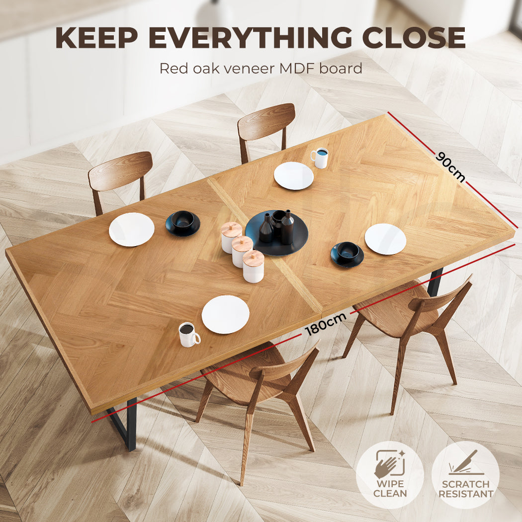 Dining Table 1.8-2.4M Extendable.