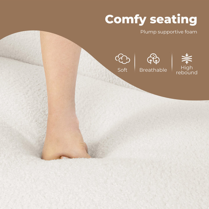 Fleece Swivel Chair.