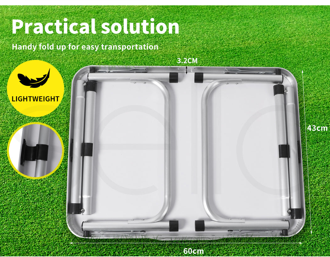 Camping Table Folding Aluminium.
