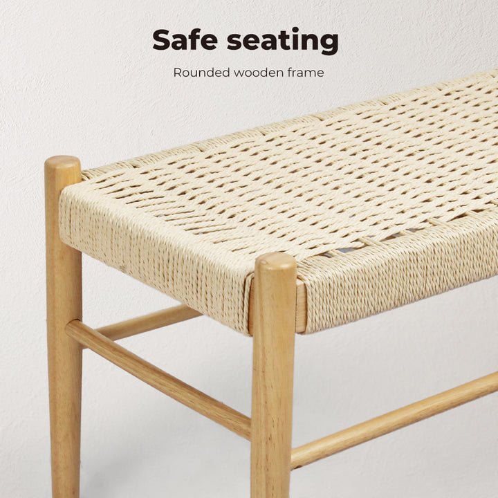 Kraft Rope Bench Seat.