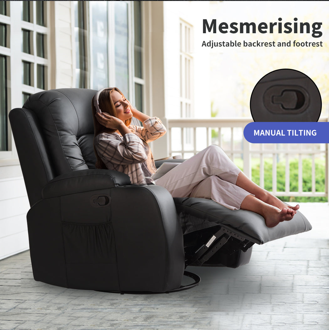 Massage Sofa Chair Recliner 360.