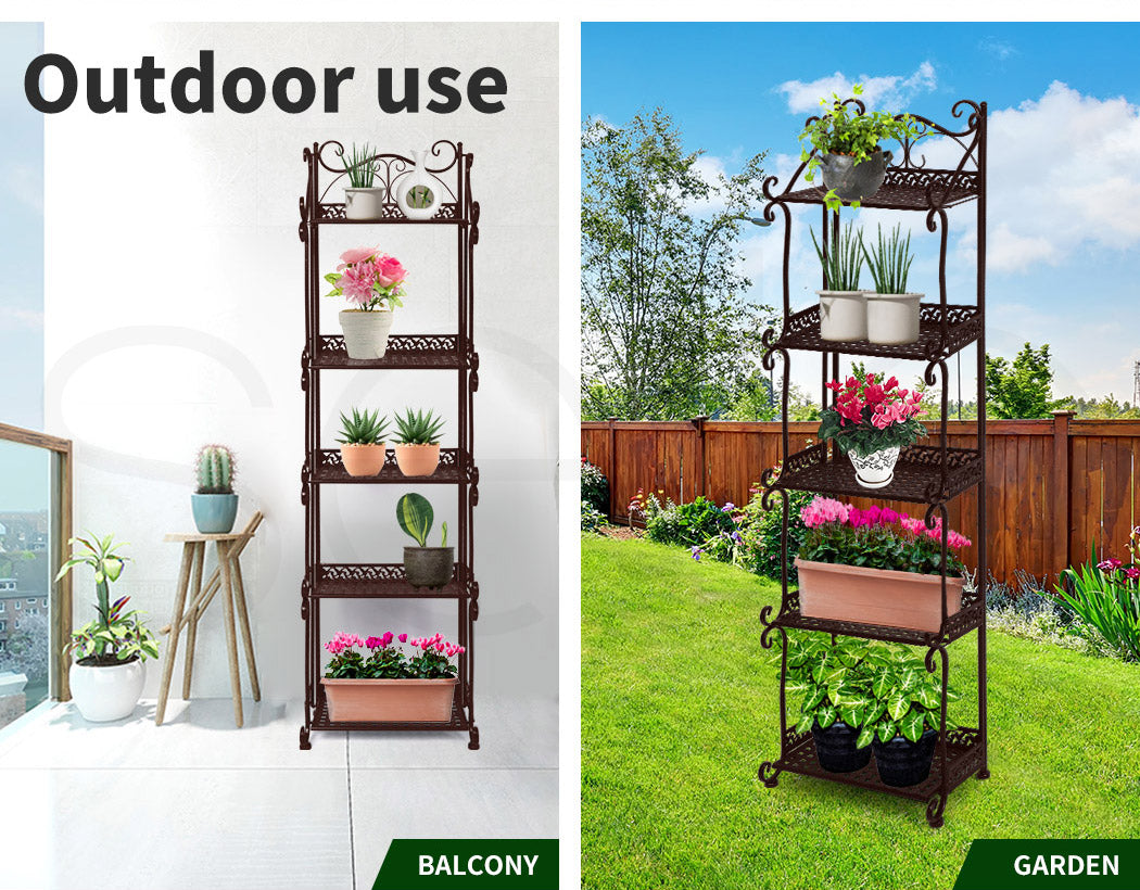 Plant Stand 5 Tiers Outdoor Indoor.