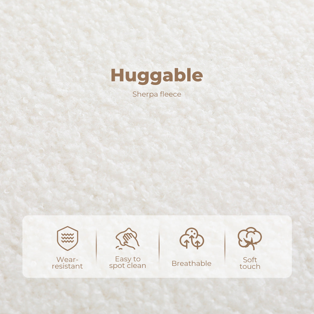 Fleece Swivel Chair.