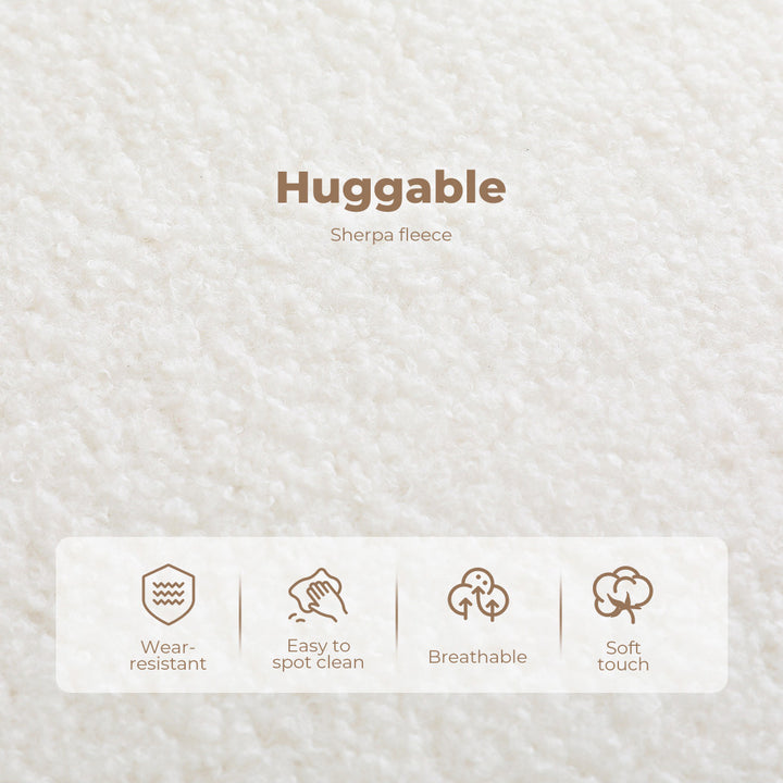 Fleece Swivel Chair.