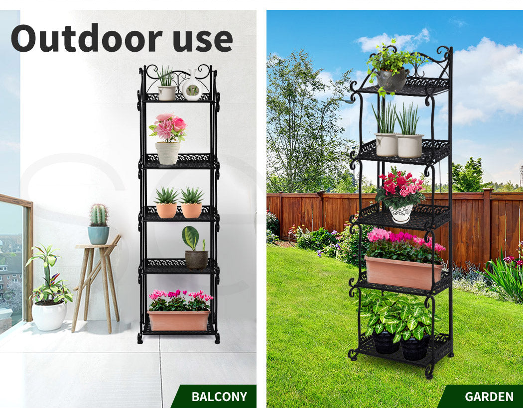 Plant Stand 5 Tiers Outdoor Indoor.