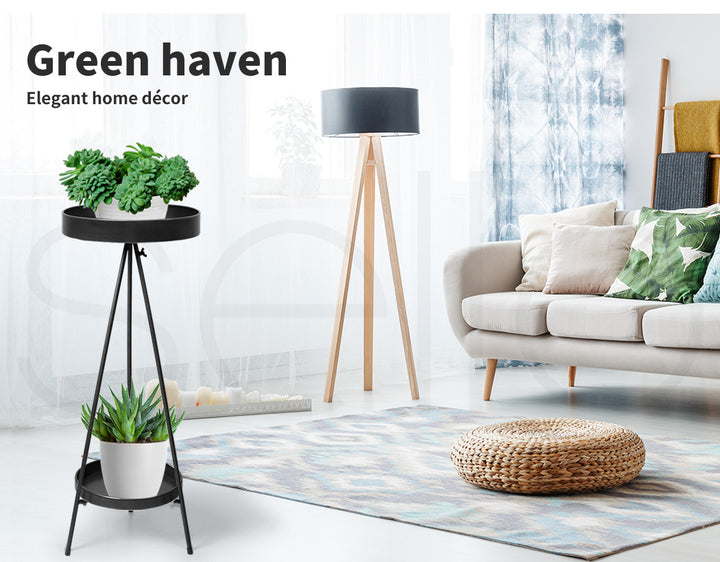 Plant Stand 2 Tiers Outdoor Indoor Large.