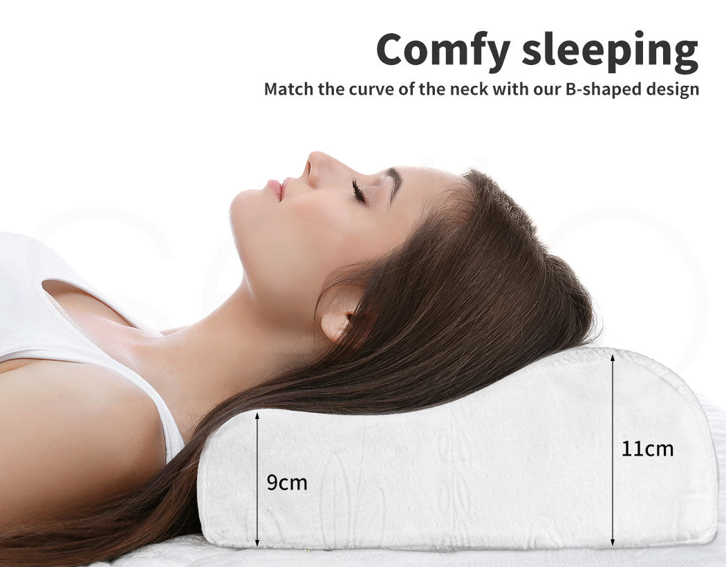 Memory Foam Pillow Removable with 2X Comfort.