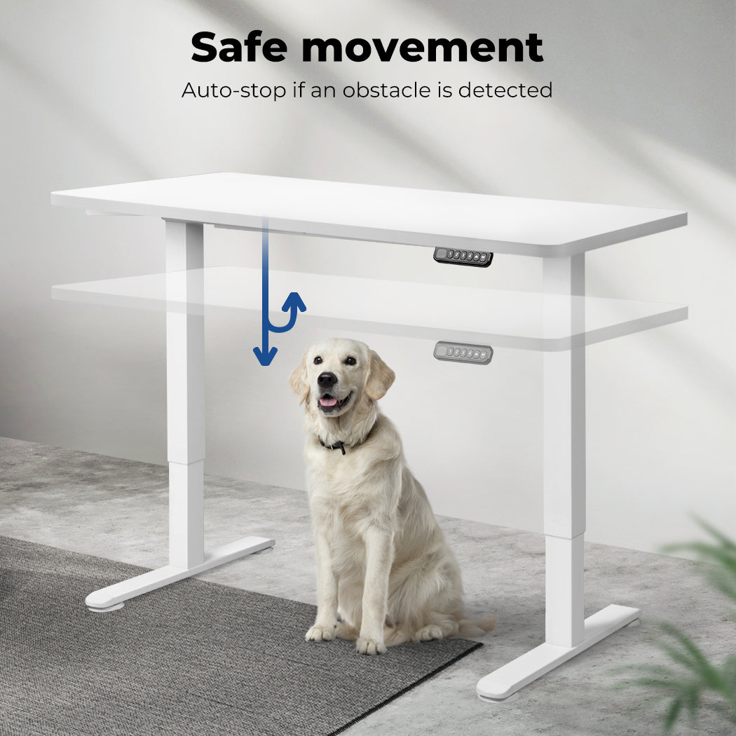 Motorised Standing Desk Adjustable 120cm 800x 1.5MM