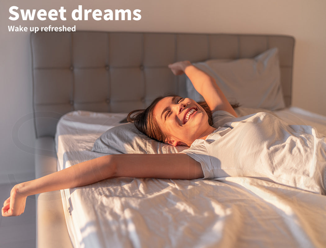Bedding Mattress Spring Double Size Premium Bed Top Foam Medium Firm 32CM.