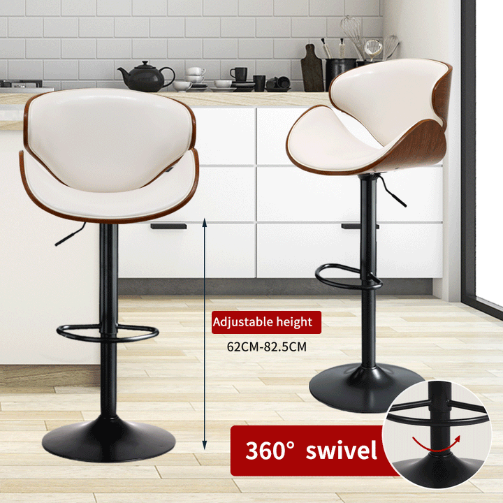 1x Gas Lift Kitchen Bar Stools.