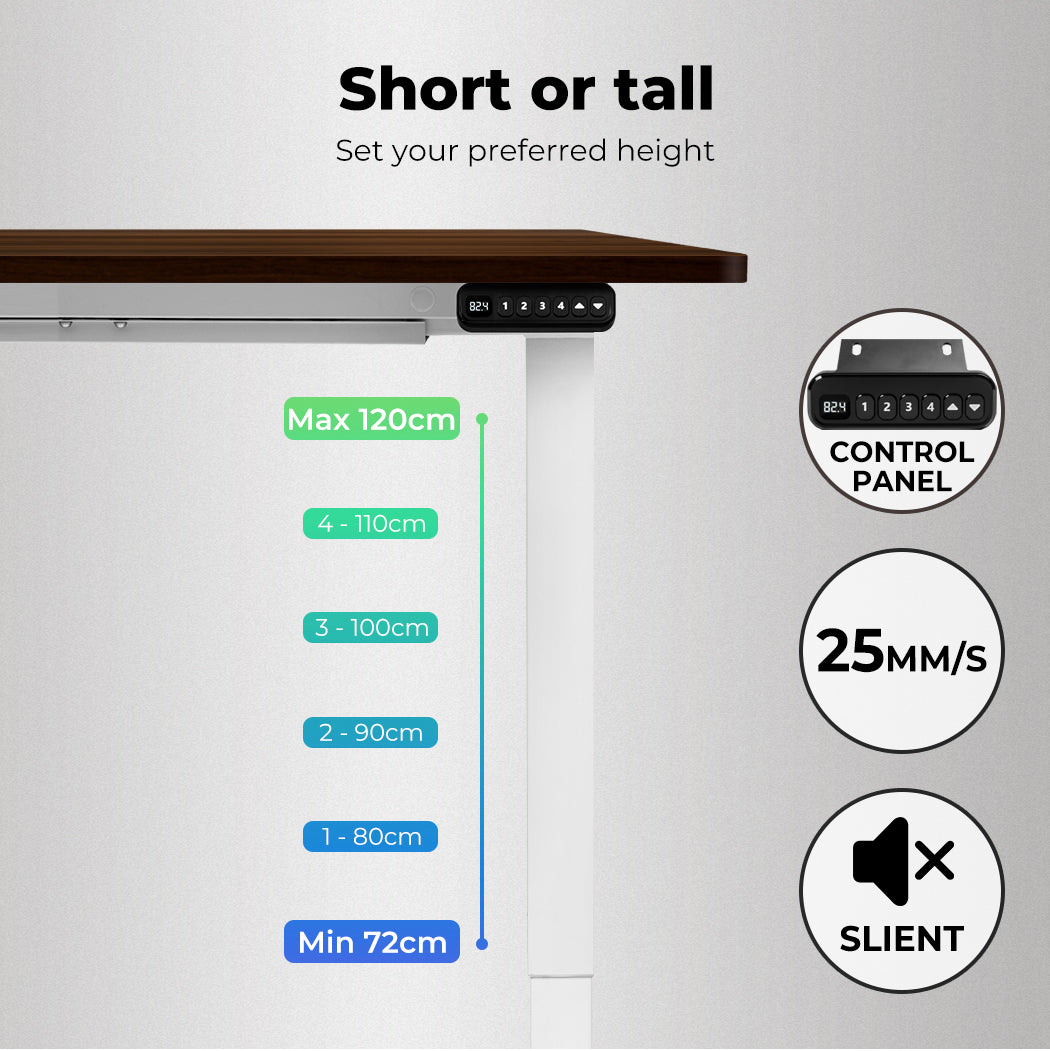 Motorised Standing Desk Adjustable 140cm