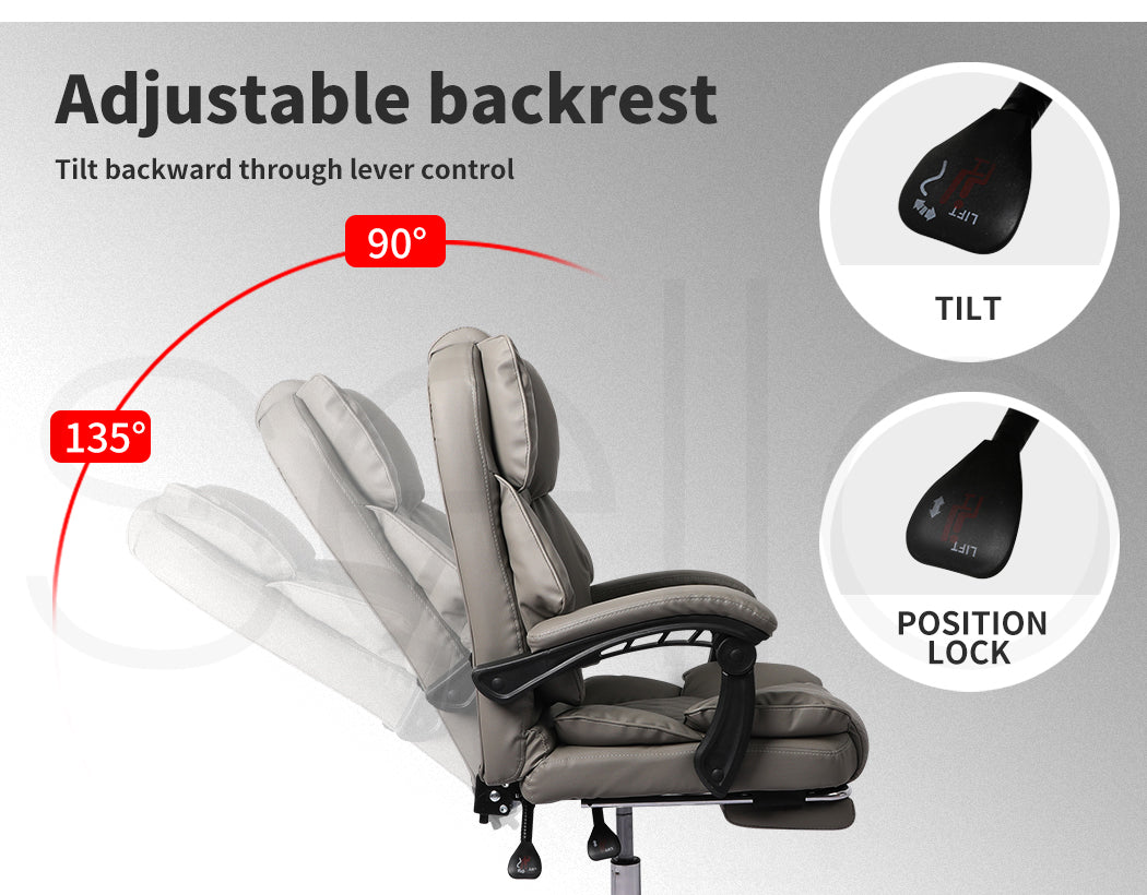 Gaming Chair Office Computer with Footrest with Footrest
