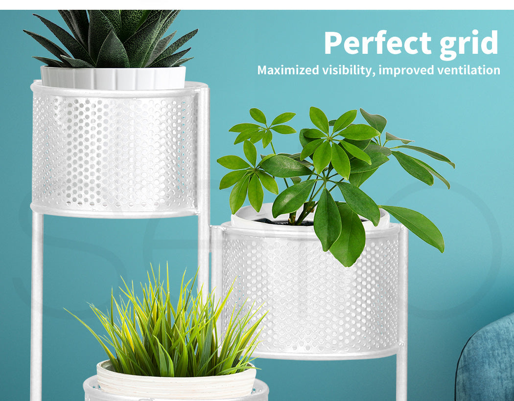 6 Tier Plant Stand Swivel Outdoor