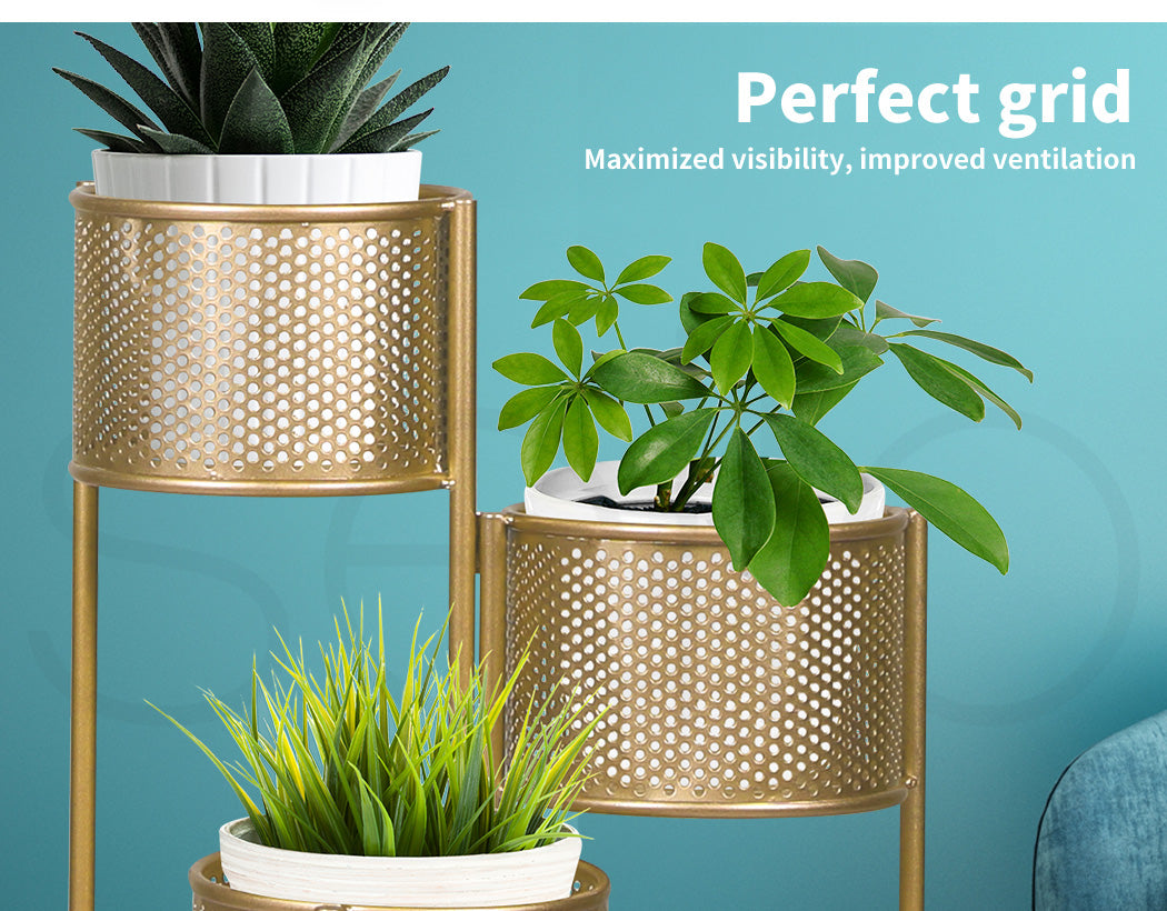 6 Tier Plant Stand Swivel Outdoor.