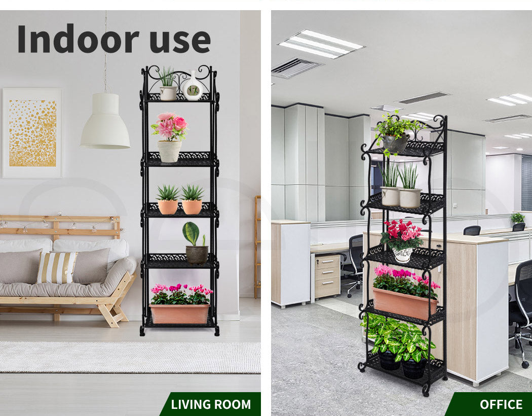 Plant Stand 5 Tiers Outdoor Indoor.