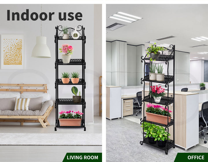 Plant Stand 5 Tiers Outdoor Indoor.