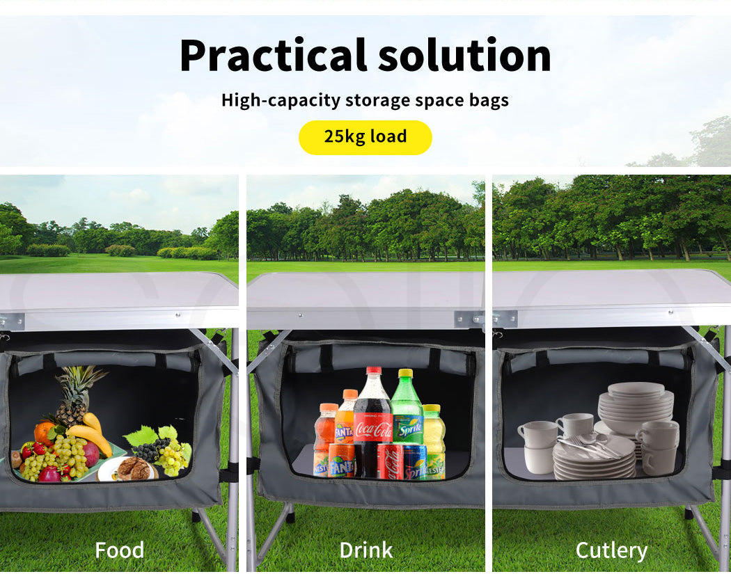 Folding Camping Table Aluminium.