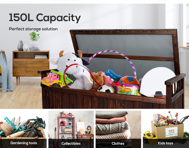 Outdoor Storage Box Garden Bench.