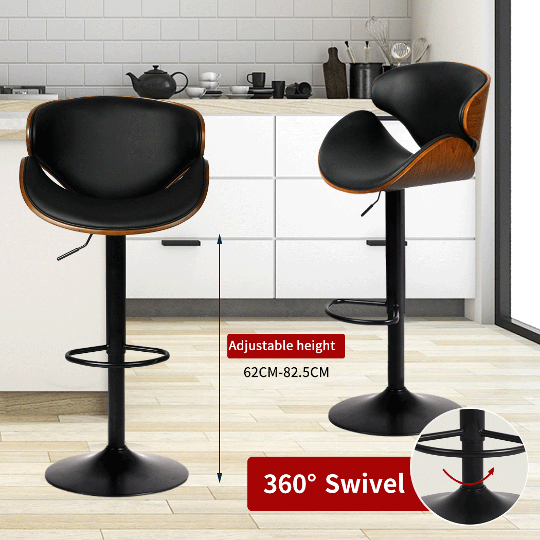 1x Gas Lift Kitchen Bar Stools.