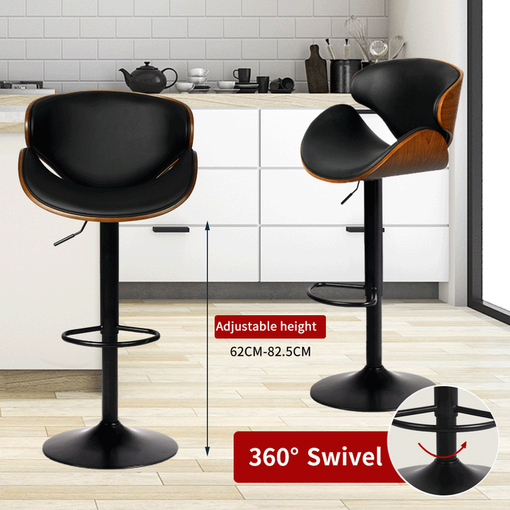 1x Gas Lift Kitchen Bar Stools.
