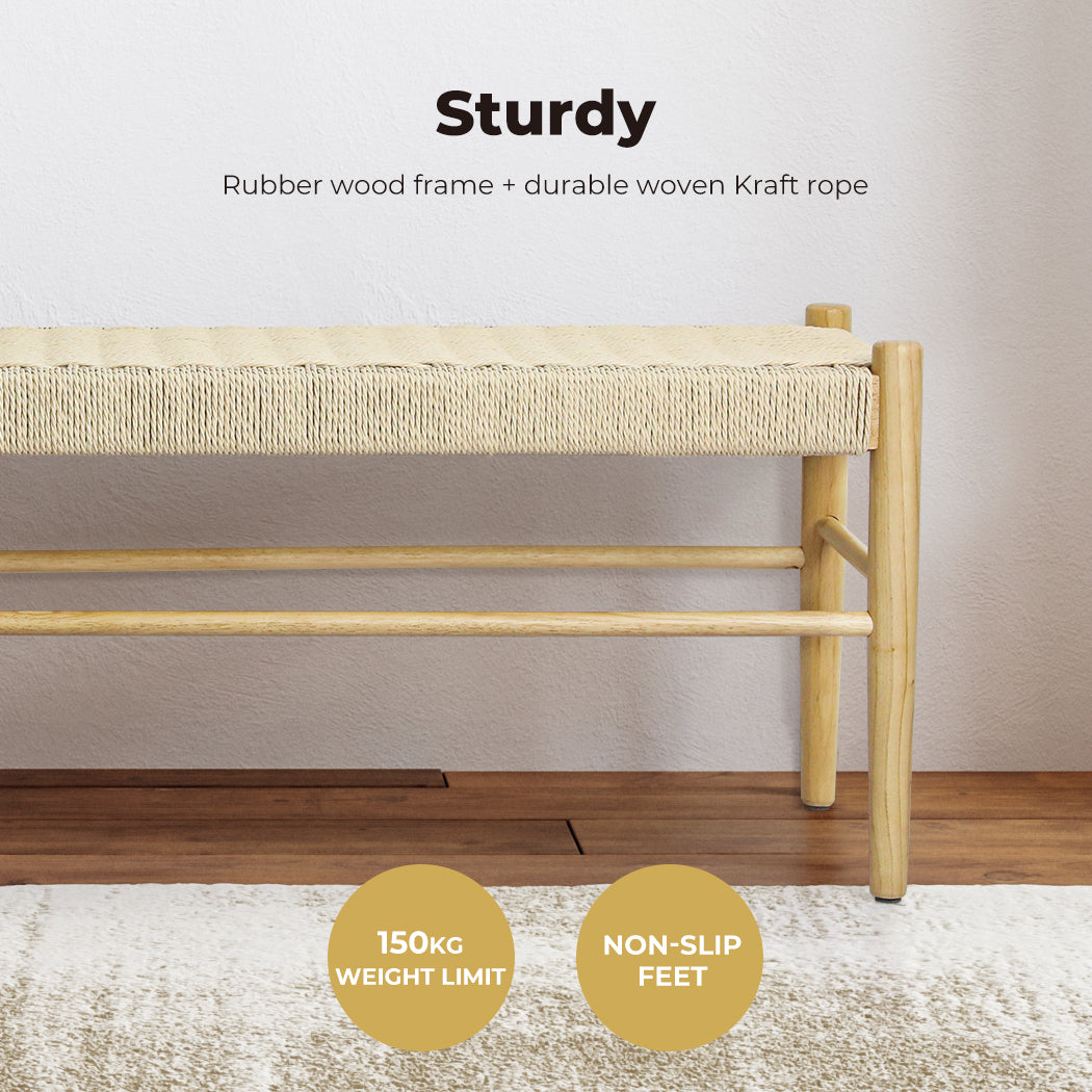 Kraft Rope Bench Seat.